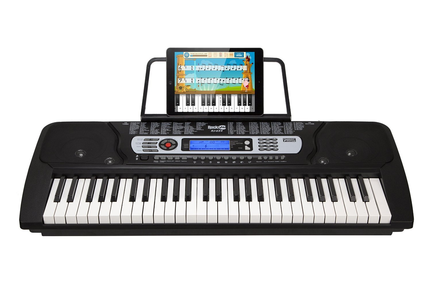 RockJam 54-Key Portable Digital Piano Keyboard